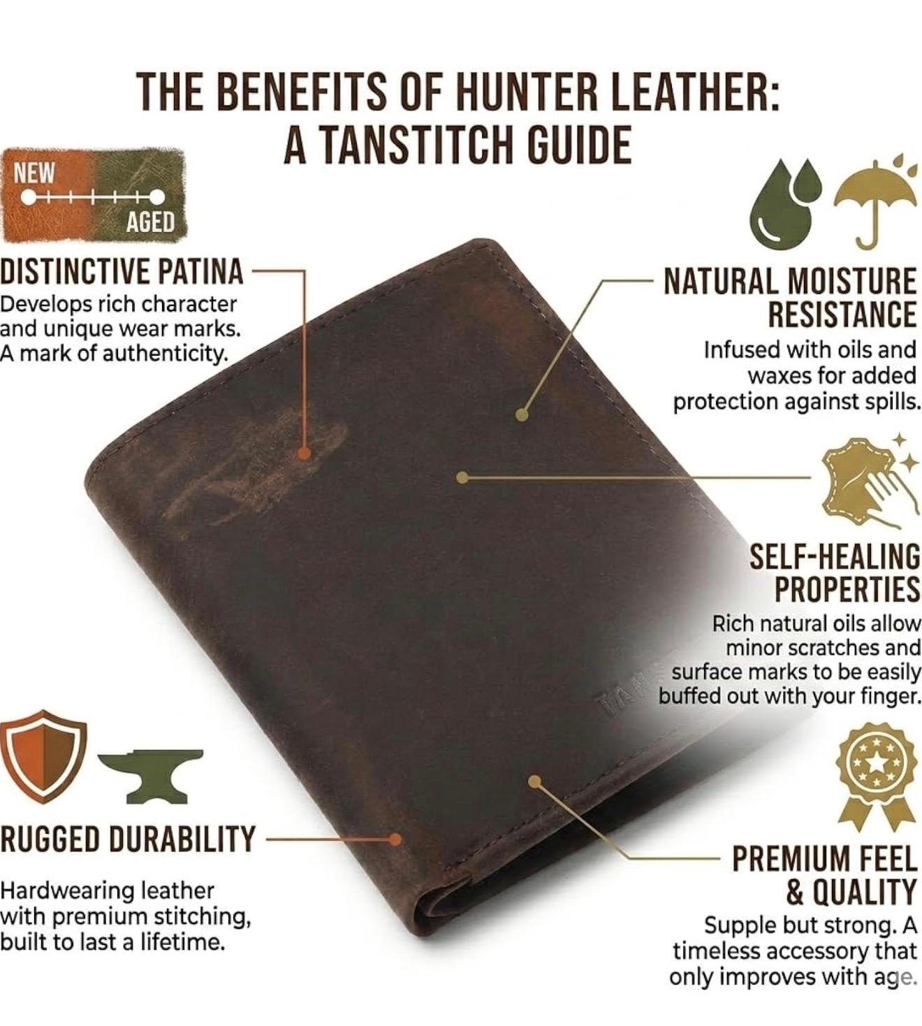 Premium Leather Wallet for Men – Black, Brown & Nappa Brown | Slim & Luxury Design Wallet's Hub