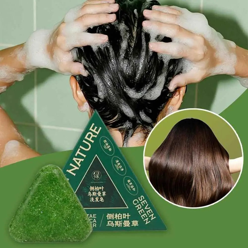 Buy one get one free Seven Green Shampoo Bar - Nature Triangle Hair Care Horiya store