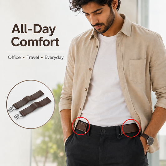 Premium Elastic Waist Buckle (1 Pair - 2 Pieces) Wallet's Hub
