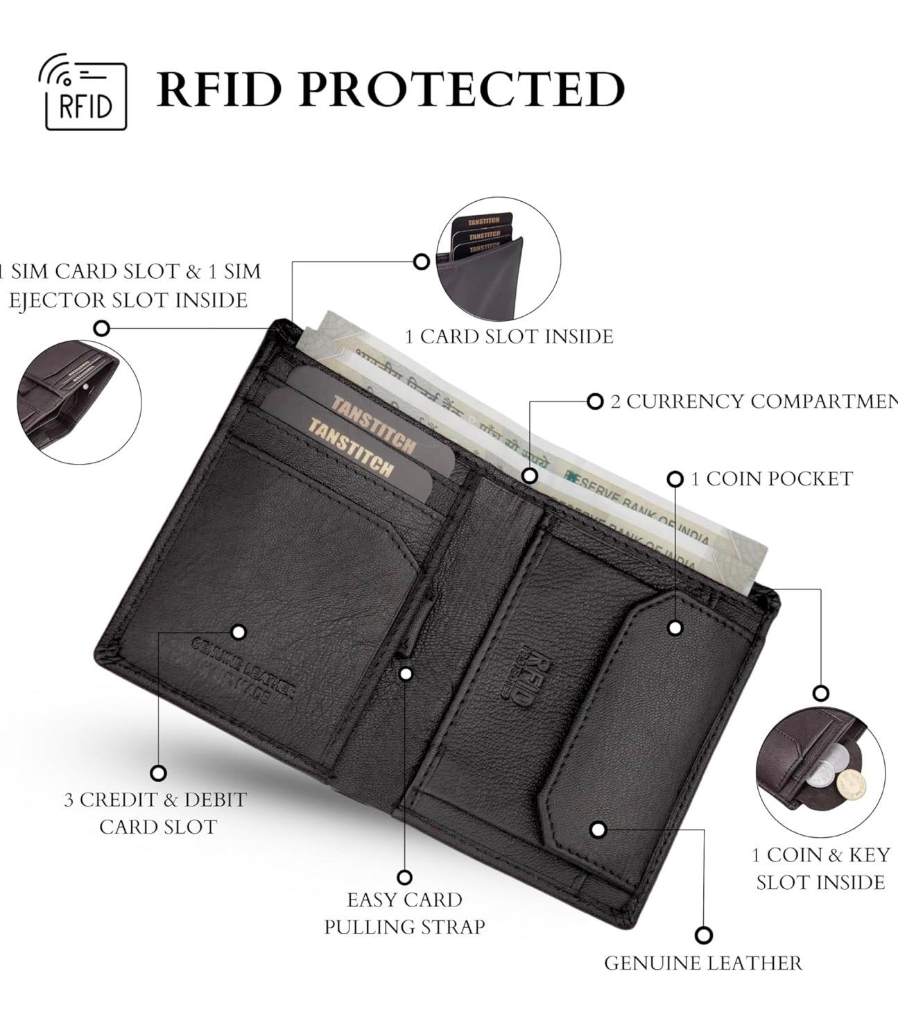 Premium Leather Wallet for Men – Black, Brown & Nappa Brown | Slim & Luxury Design Wallet's Hub