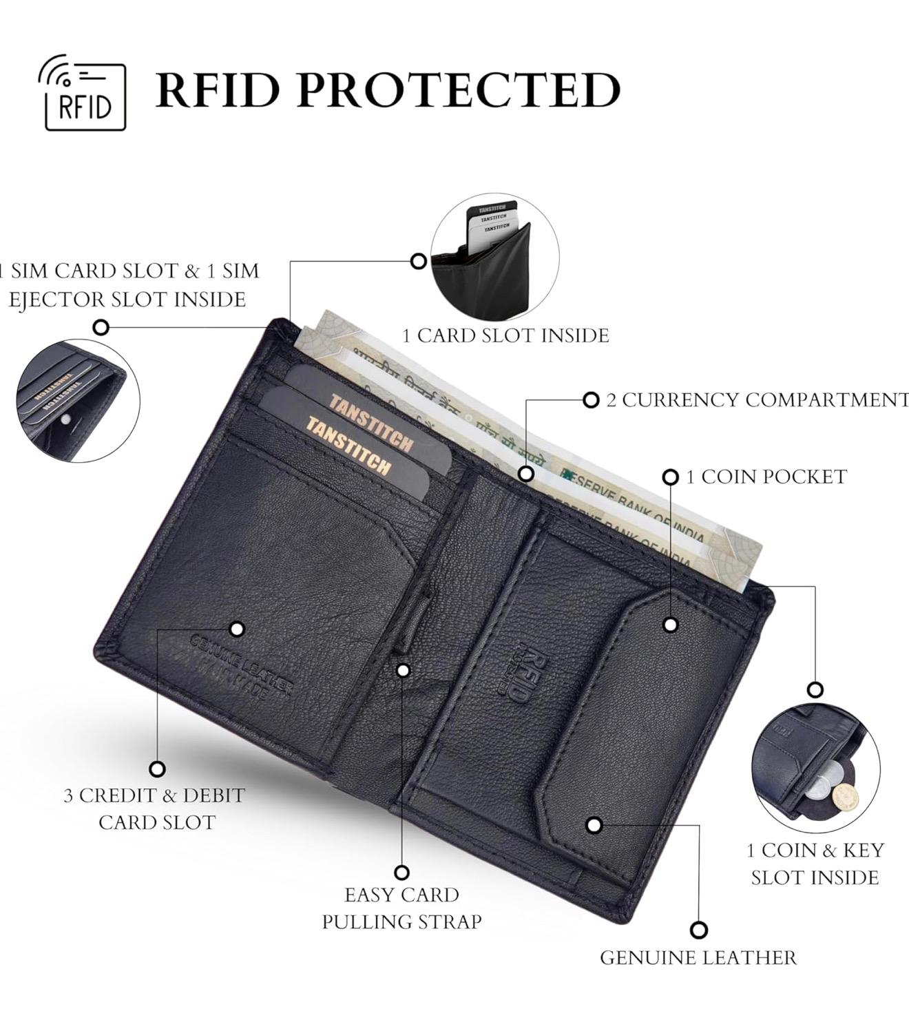 Premium Leather Wallet for Men – Black, Brown & Nappa Brown | Slim & Luxury Design Wallet's Hub