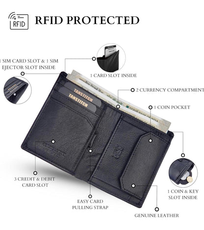 Premium Leather Wallet for Men – Black, Brown & Nappa Brown | Slim & Luxury Design Wallet's Hub