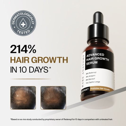 Advanced Hair Growth Serum with Redensyl, Rosemary, Rice Water - 30 ml