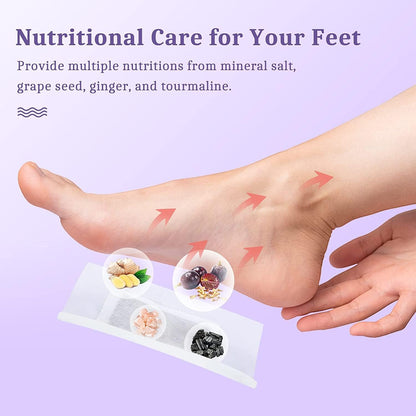 Detox Health Foot patches, Cleansing Toxin Remover Natural organic Foot Patch, Detoxification Stress Relief Sleep Patch, Pain Relief Detox pad, For Men & Women (PACK OF 10) Aura Beauty