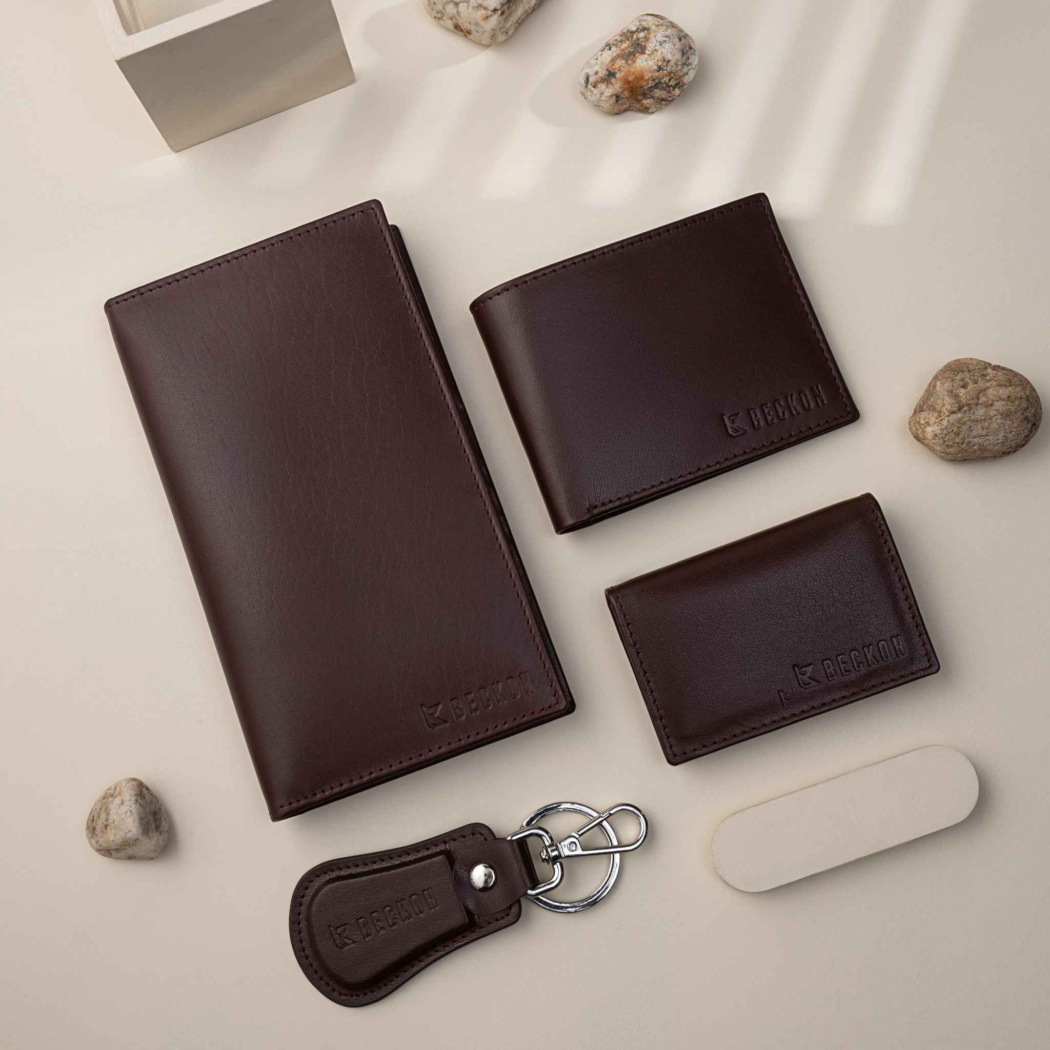 Deluxe 4-in-1 Premium Leather Gift Set Hadi Collections
