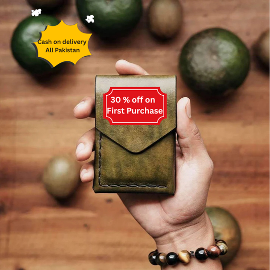 Limited Edition Green Leather Wallet