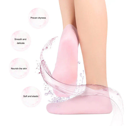 Anti-foot-crack Silicon Socks evelle.pk