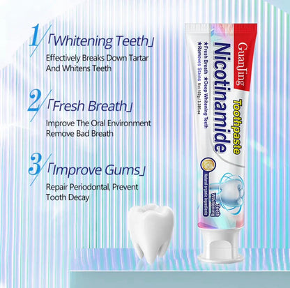 Guanjing Toothpaste with Nicotinamide – Daily Clean & Fresh Breath Care AJ Collections
