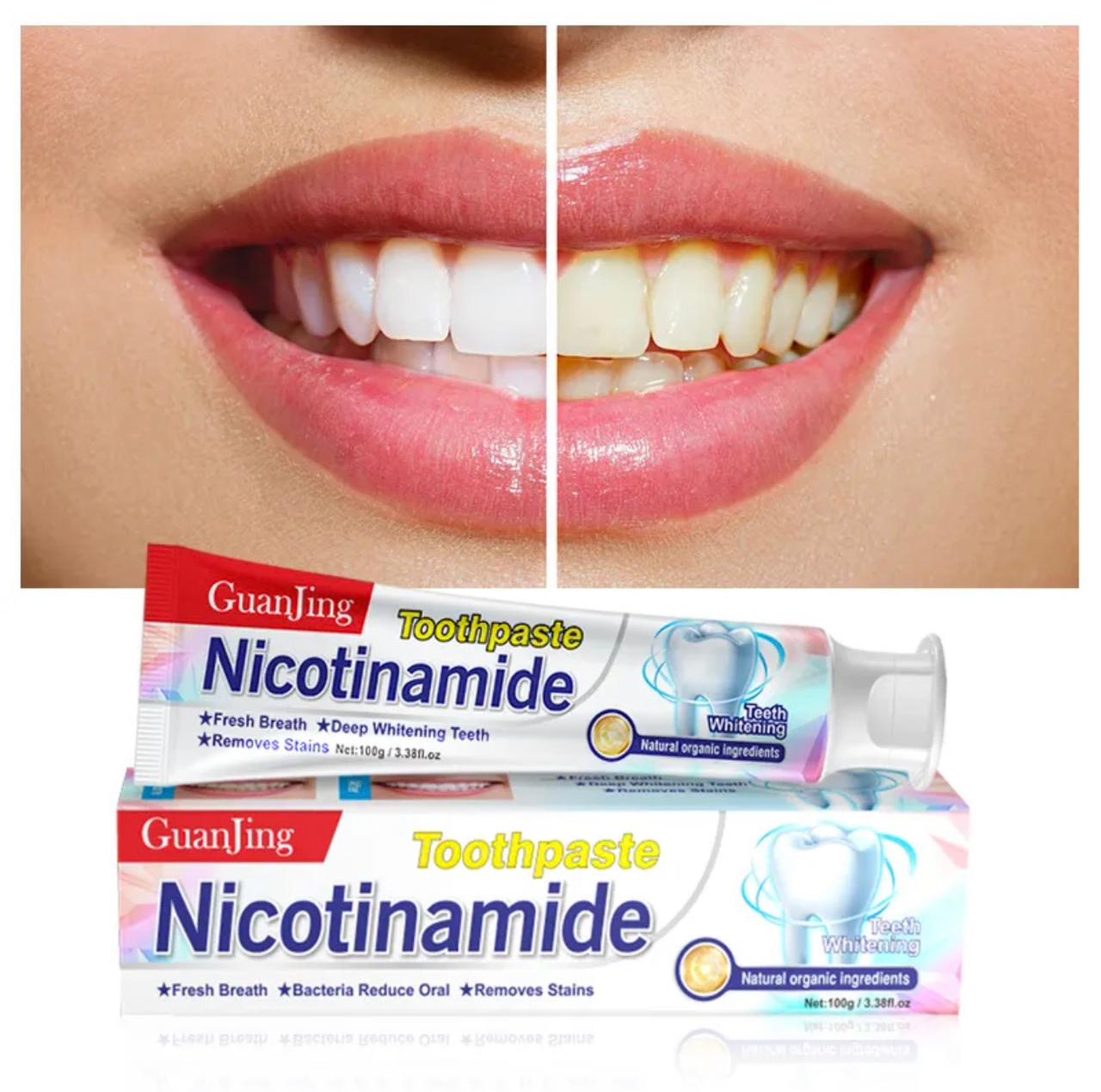 Guanjing Toothpaste with Nicotinamide – Daily Clean & Fresh Breath Care AJ Collections