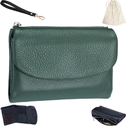 Premium Soft Leather Mini Wallet – Compact & Stylish Card Holder Wallet's Hub