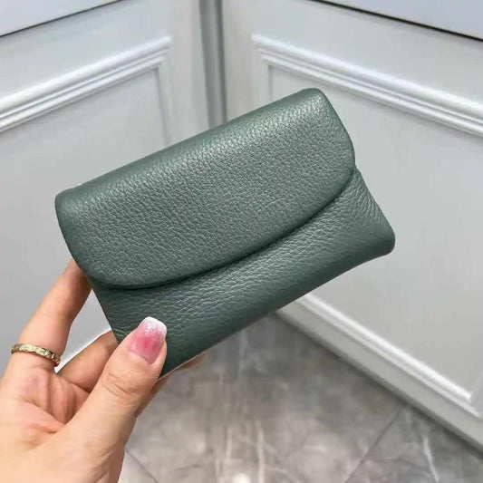 Premium Soft Leather Mini Wallet – Compact & Stylish Card Holder Wallet's Hub