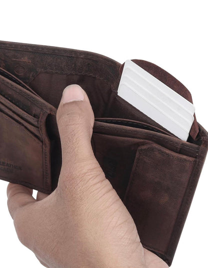 Premium Leather Wallet for Men – Black, Brown & Nappa Brown | Slim & Luxury Design Wallet's Hub