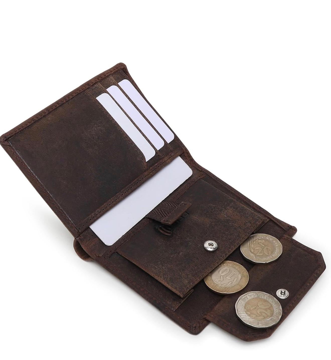 Premium Leather Wallet for Men – Black, Brown & Nappa Brown | Slim & Luxury Design Wallet's Hub