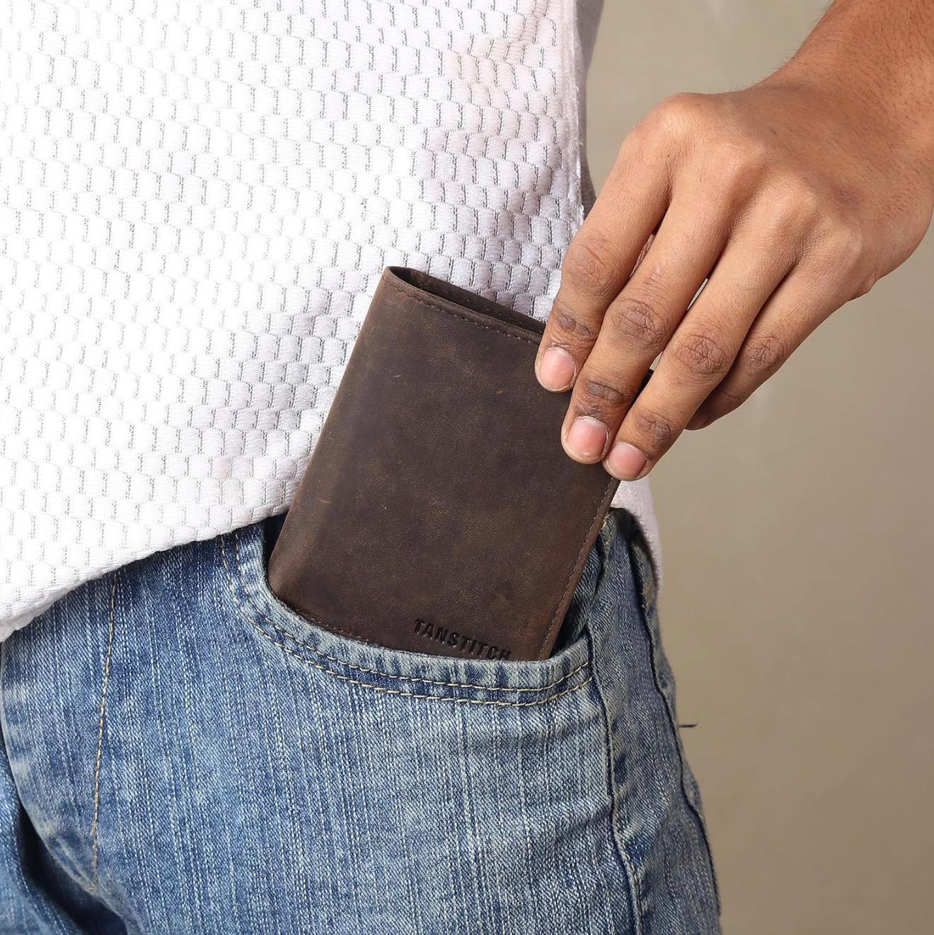 Premium Leather Wallet for Men – Black, Brown & Nappa Brown | Slim & Luxury Design Wallet's Hub