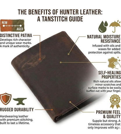 Premium Leather Wallet for Men – Black, Brown & Nappa Brown | Slim & Luxury Design Wallet's Hub