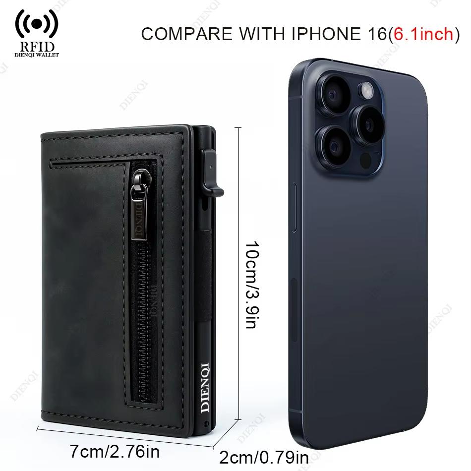 Pop Up Minimalist Wallet Cardholder Wallets for Men Wallet's Hub