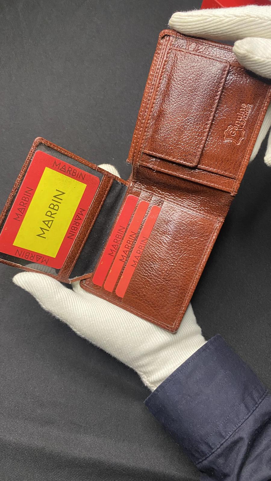 Marbin Men's Wallet – Stylish Genuine Leather Wallet with Card Holder & Compartments Wallet's Hub