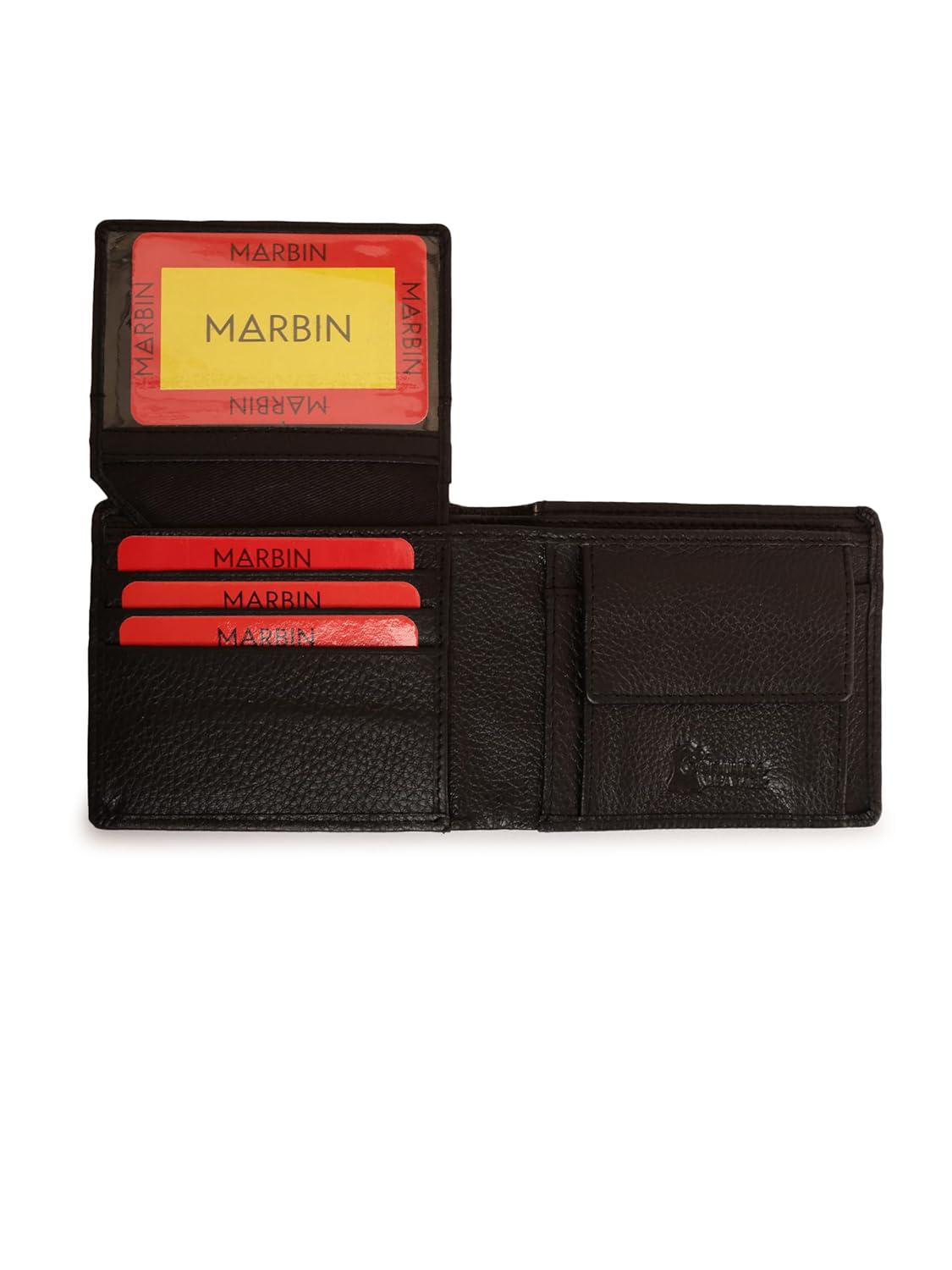 Marbin Men's Wallet – Stylish Genuine Leather Wallet with Card Holder & Compartments Wallet's Hub