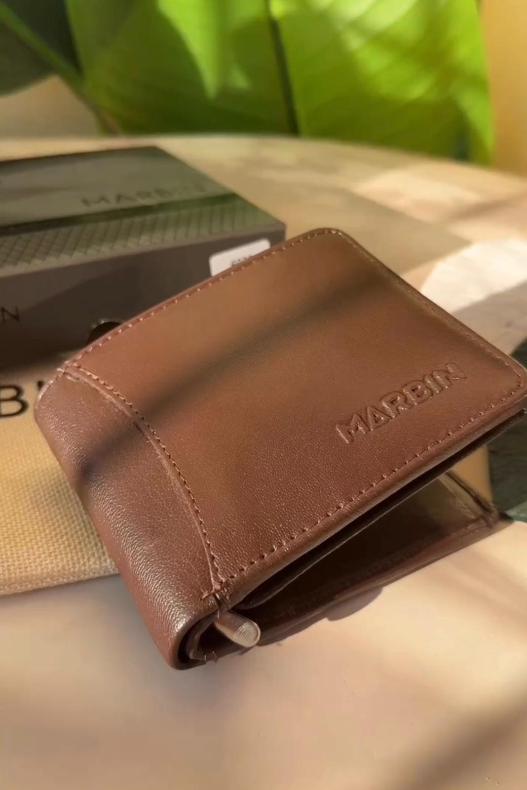 Marbin Men's Wallet – Stylish Genuine Leather Wallet with Card Holder & Compartments Wallet's Hub
