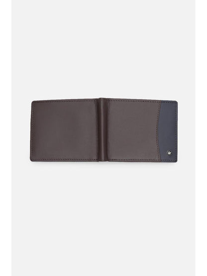 Louis Philippe  Men Brown Colorblock Leather Wallet  (Free Size) Wallet's Hub