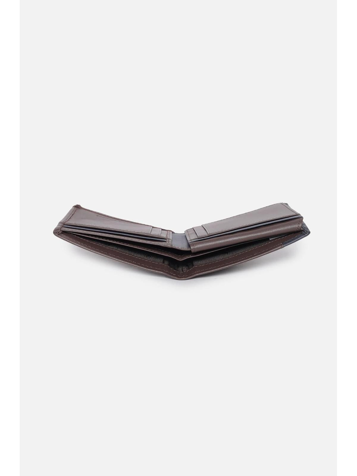 Louis Philippe  Men Brown Colorblock Leather Wallet  (Free Size) Wallet's Hub