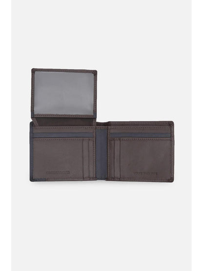Louis Philippe  Men Brown Colorblock Leather Wallet  (Free Size) Wallet's Hub