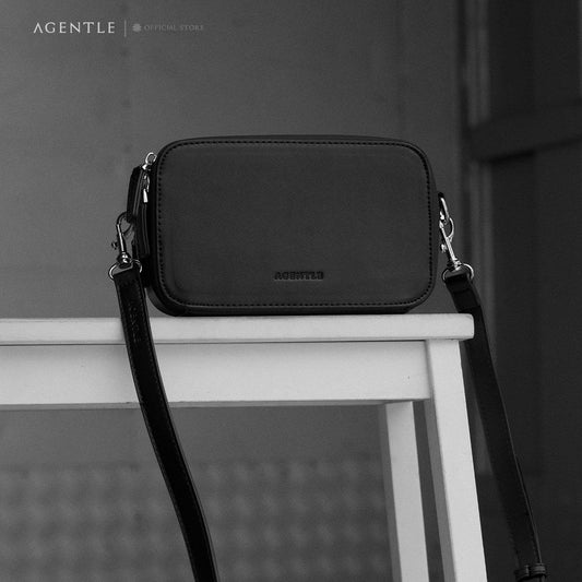 MCR Compact GEN IV - Microfiber Edition Cross Body Bag(Black) Wallet's Hub