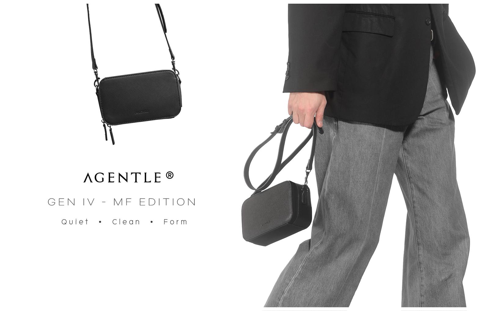 MCR Compact GEN IV - Microfiber Edition Cross Body Bag(Black) Wallet's Hub