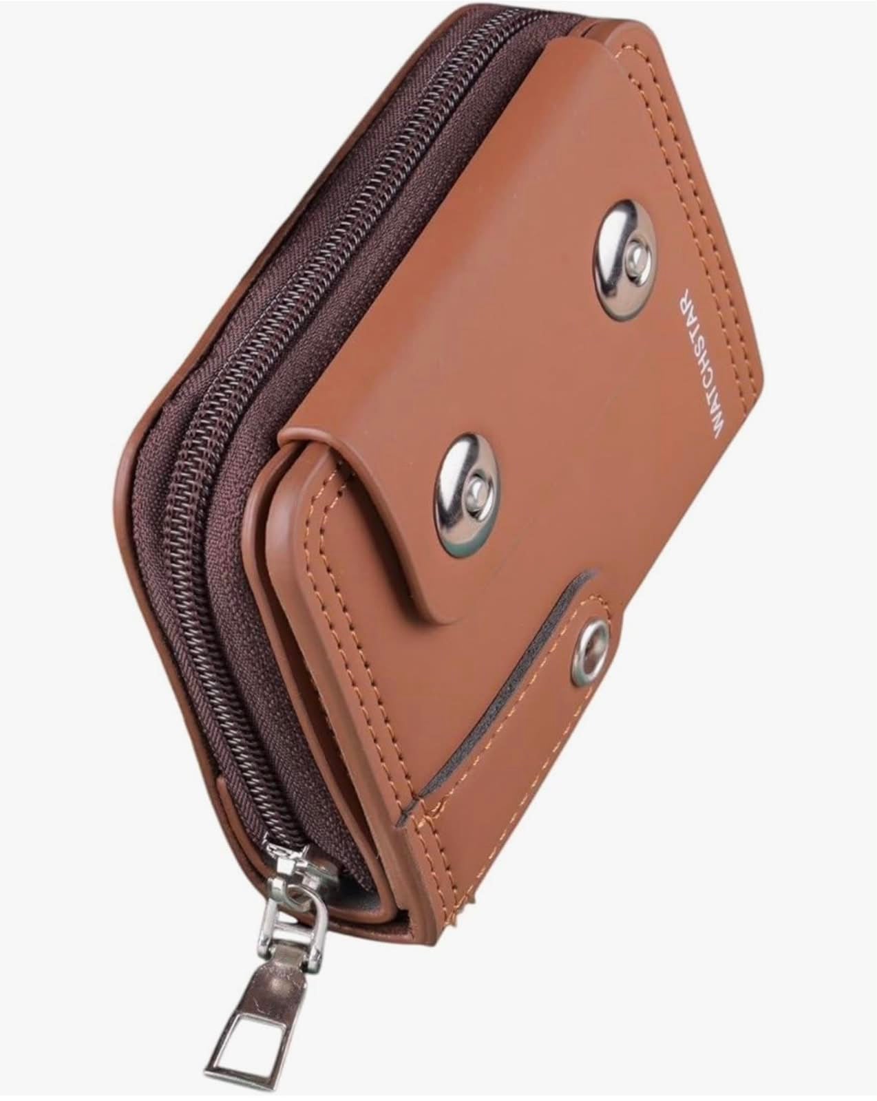 Unique unisex Leather wallet with zipper Wallet's Hub