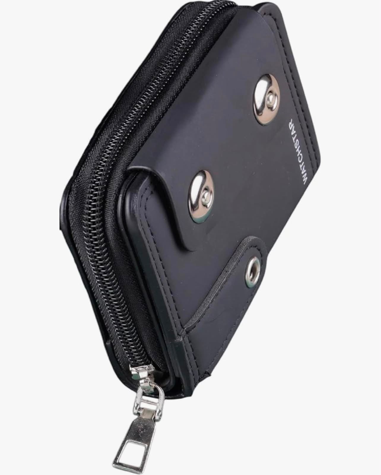 Unique unisex Leather wallet with zipper Wallet's Hub