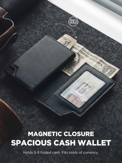 Premium RFID Pop-Up Leather Wallet | Slim Bi-Fold Card Holder for Men Wallet's Hub