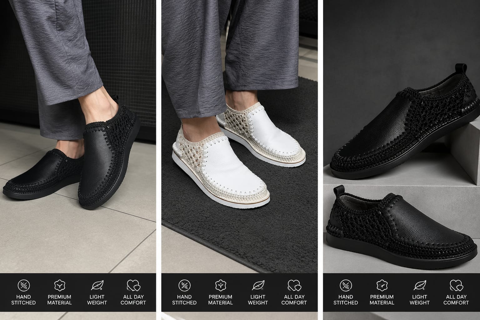 Hadi Comfort Woven Loafers — Handcrafted Slip-Ons Hadi Collections