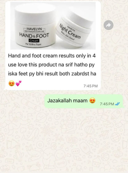 Havelyn Hands & Foot Cream