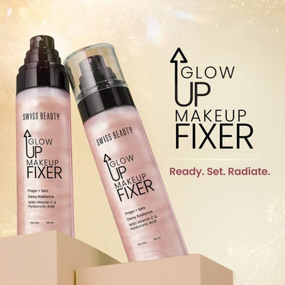 Swiss Beauty Glow Up Makeup Fixer Spray (100ml) Trenz Hub