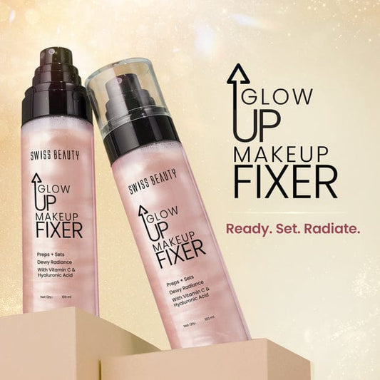 Swiss Beauty Glow Up Makeup Fixer Spray (100ml) Trenz Hub