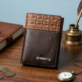 Men's Trifold Leather Wallet with azadi gift Horiya store
